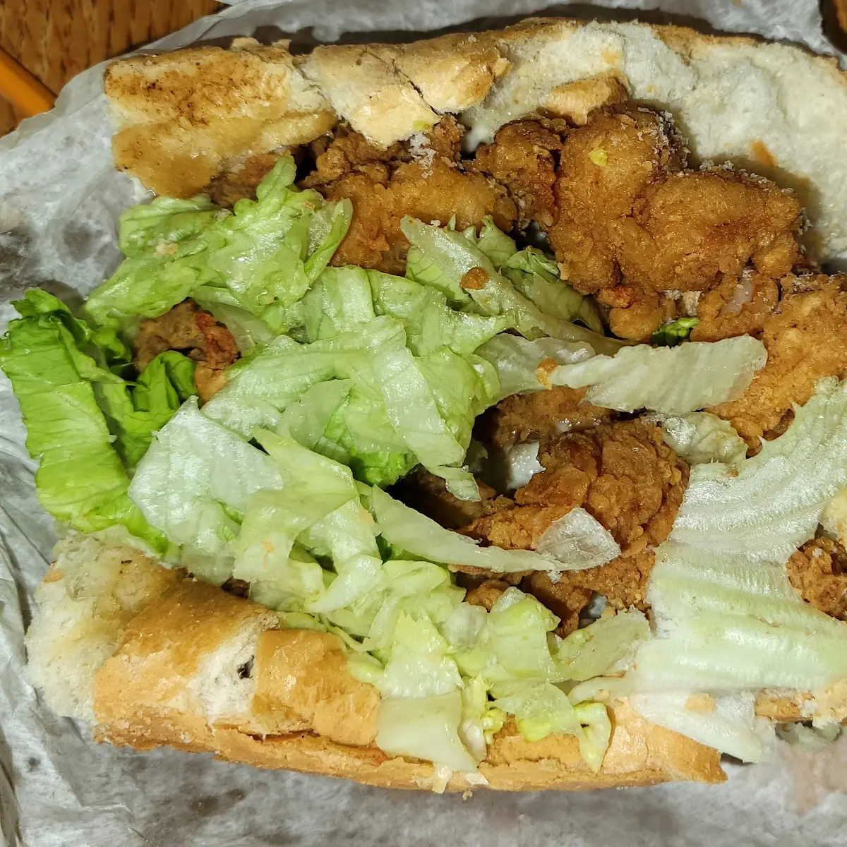 Grilled Shrimp Poboy