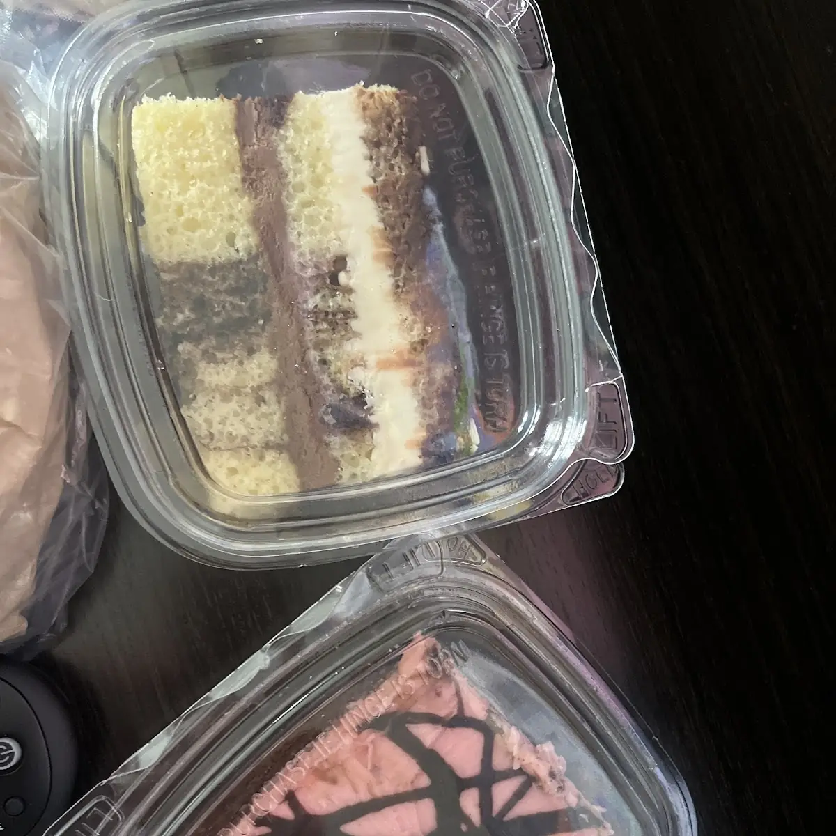 Mousse Truffle Cake & Raspberry Chocolate Brownie