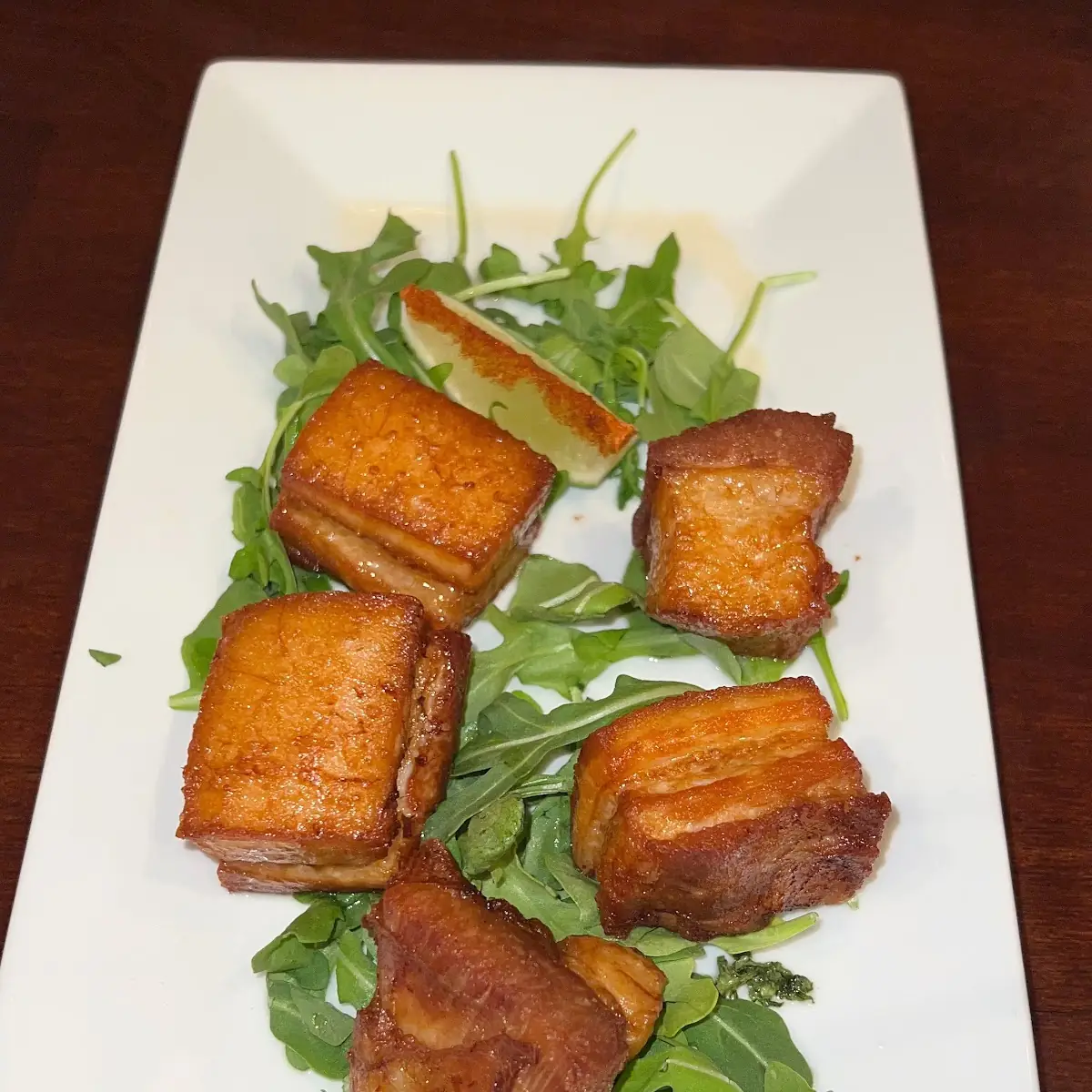 Pan Fried Crispy Pork Belly