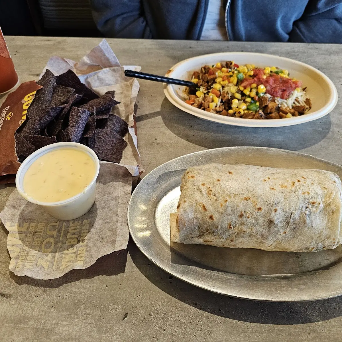 Chicken Burrito and Bowl