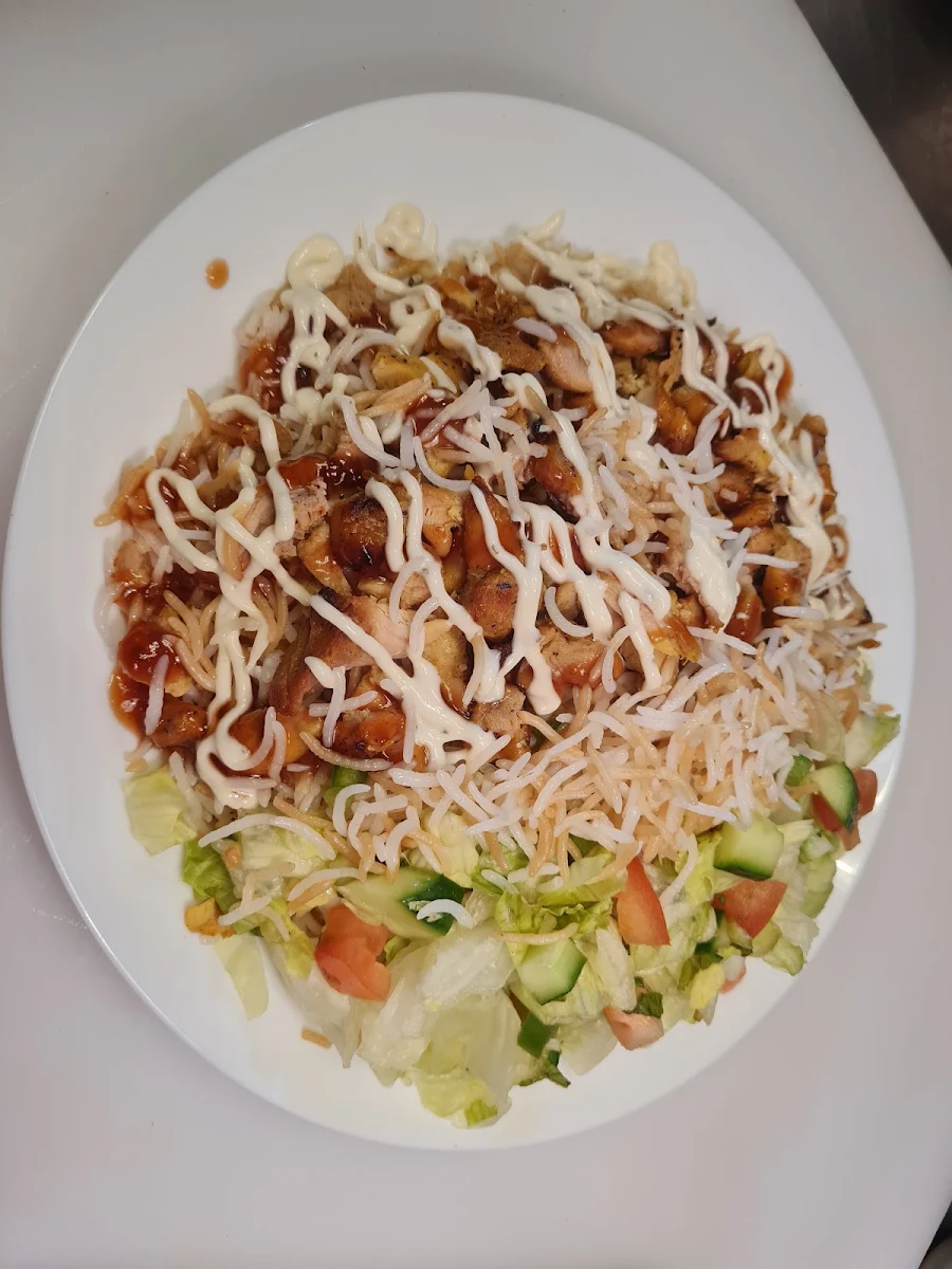Chicken Shawarma & Rice, Darbar Kebob