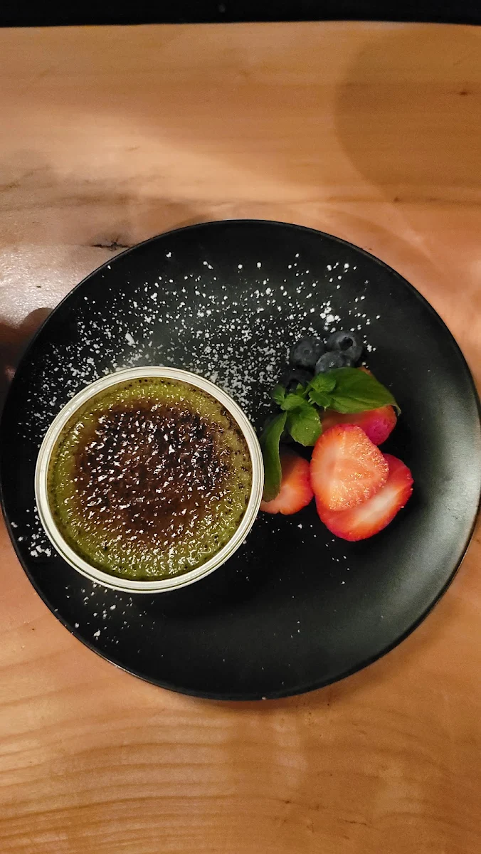 Green Tea Creme Brulee