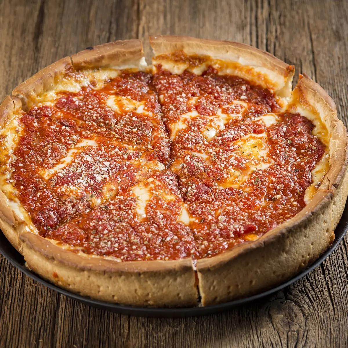 Chicago Style Deep Dish Pizza