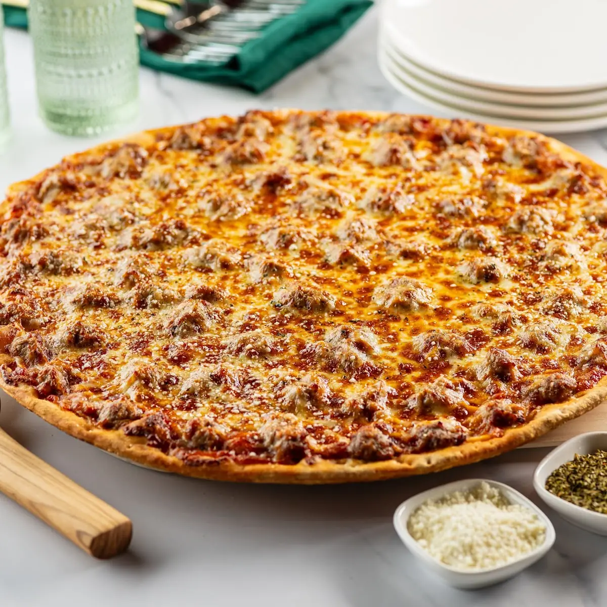 Thin Crust Pizza