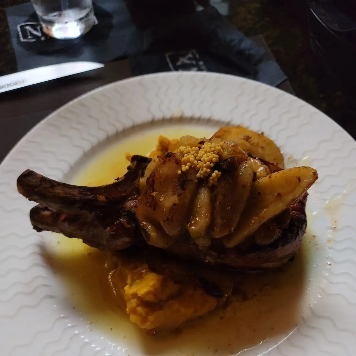 Berkshire Pork Chops with Butternut Squash Puree