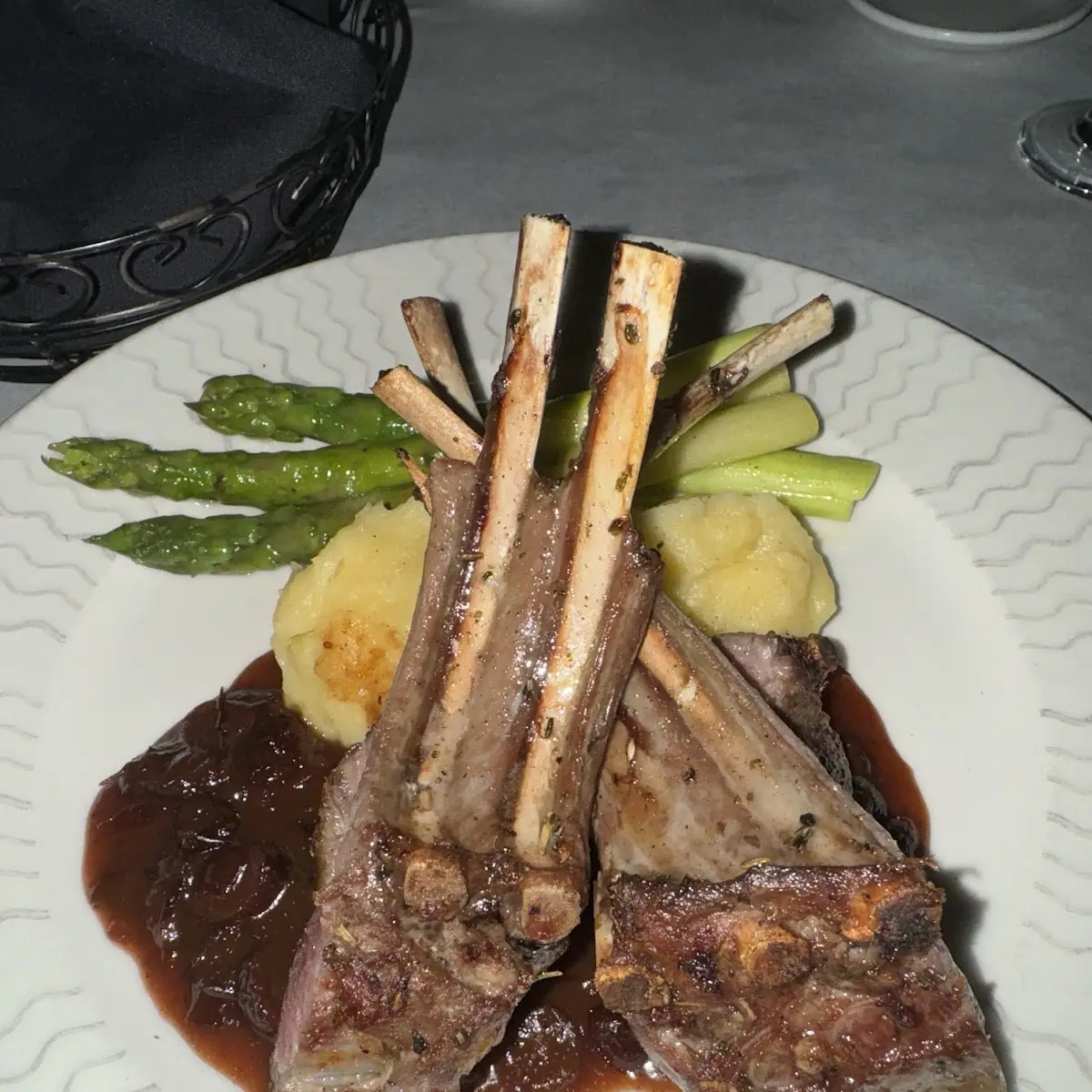 Grilled Rack of Lamb