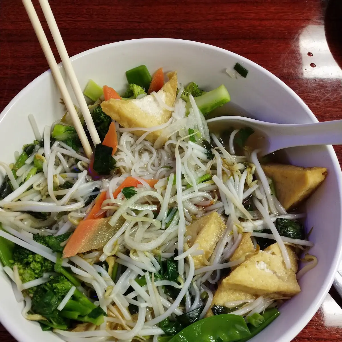 Beef Pho with Veggies and Tofu