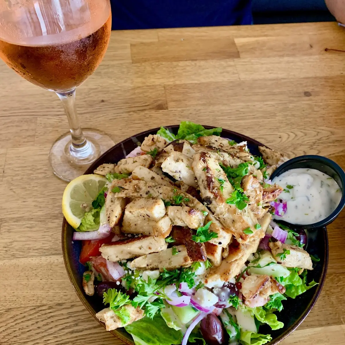 Chicken Salad with Red Onions