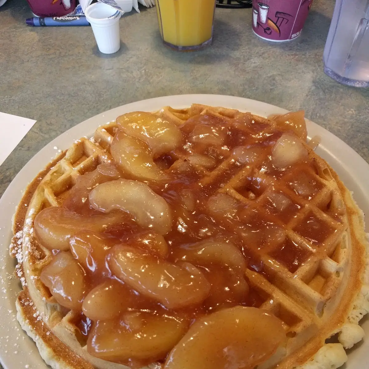 Cinnamon Apple Waffle