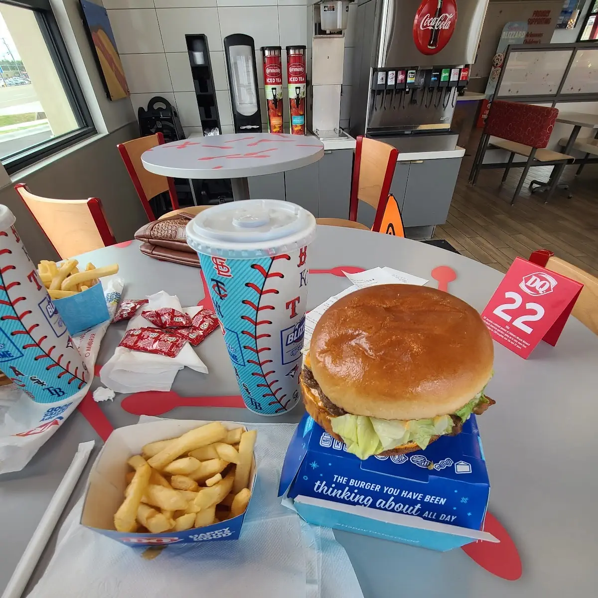 Volcano Burger and Fries