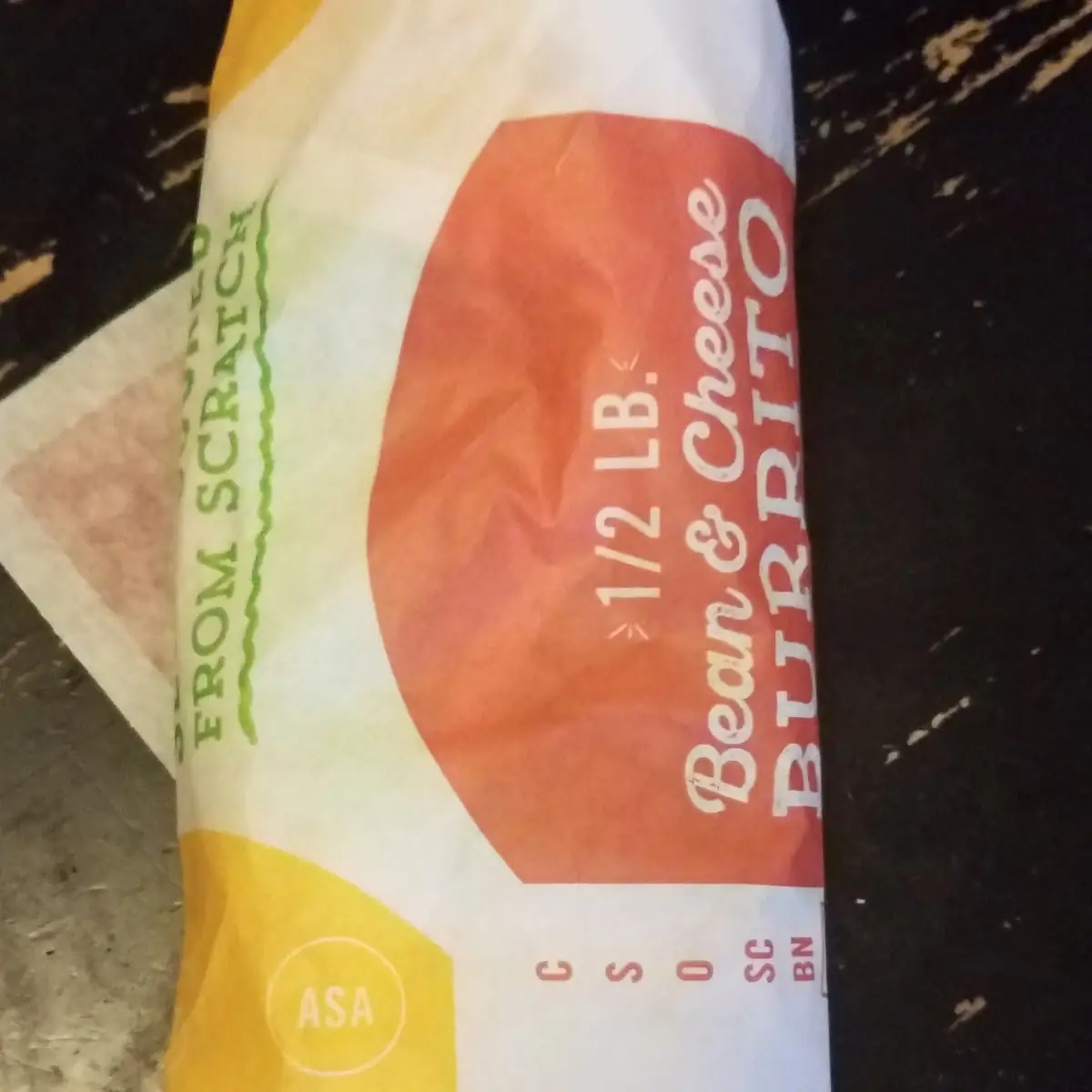 Bean and Cheese Burrito