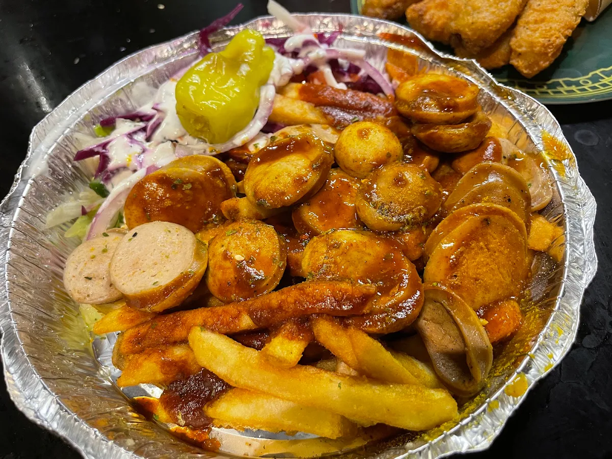 Assiette Currywurst Currywurst Plate, Station Berlin