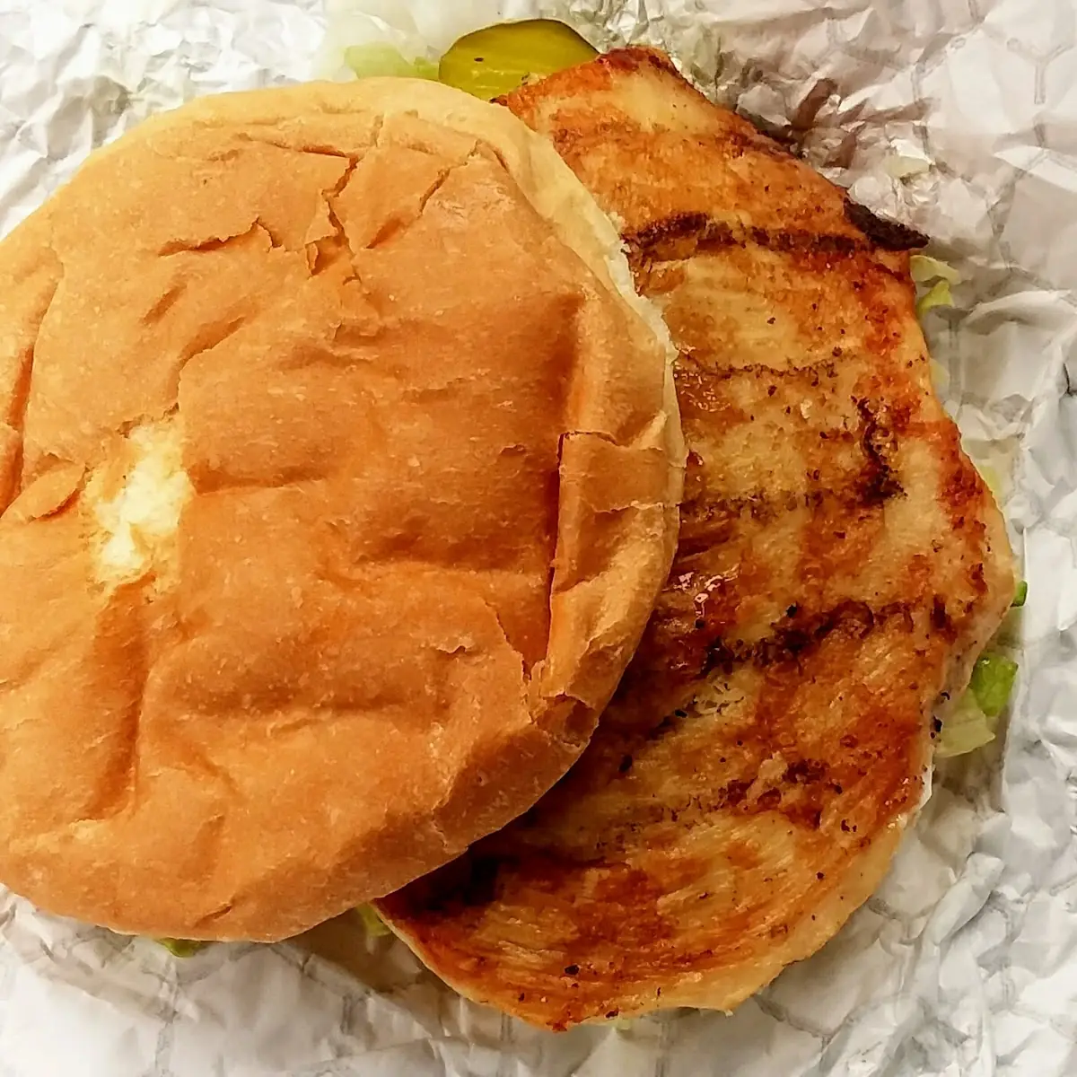 Grilled Chicken Burger