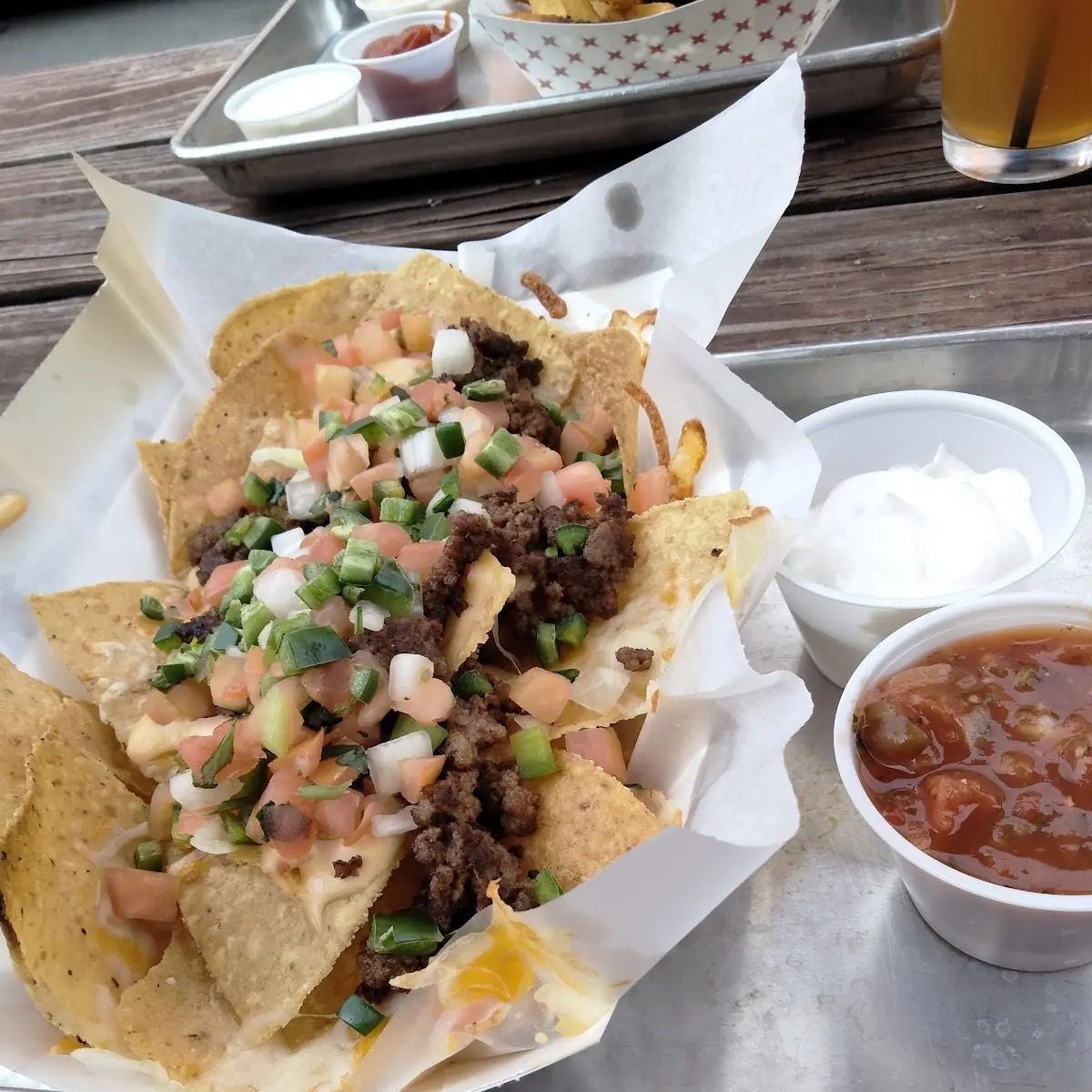 Beer Cheese Nachos