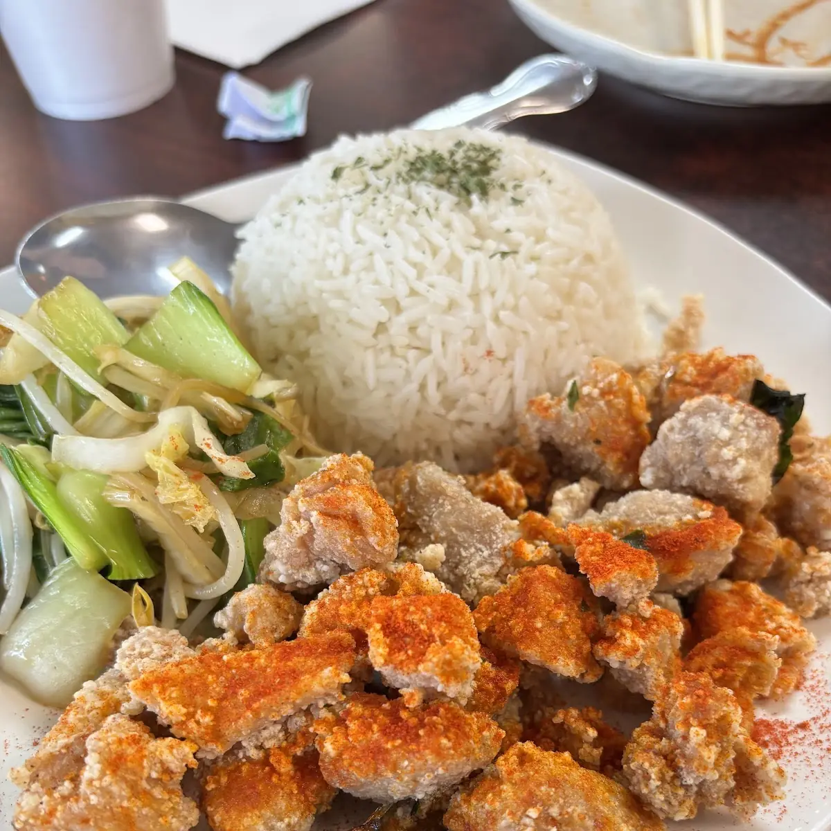 Popcorn Chicken Rice