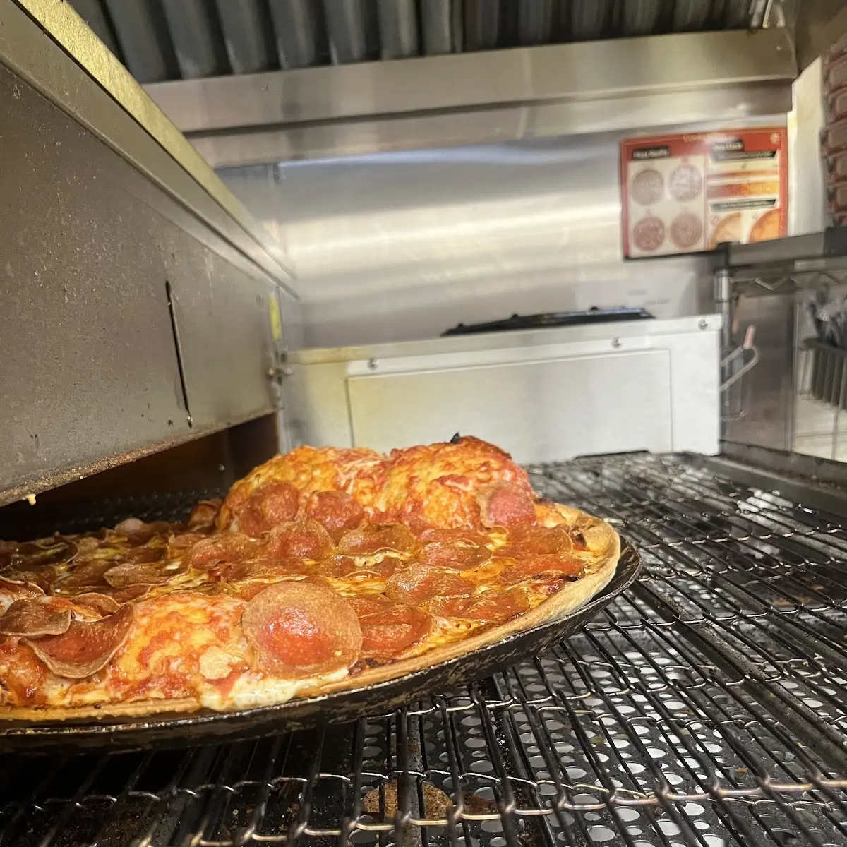 Thin Crust Pepperoni Pizza