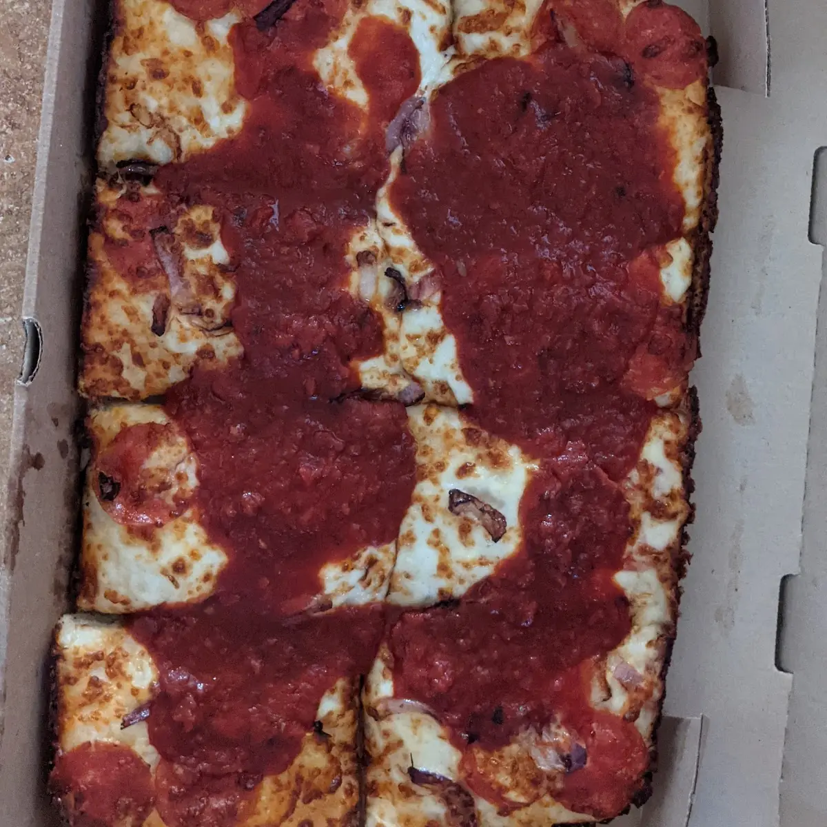 Detroit Style Pizza