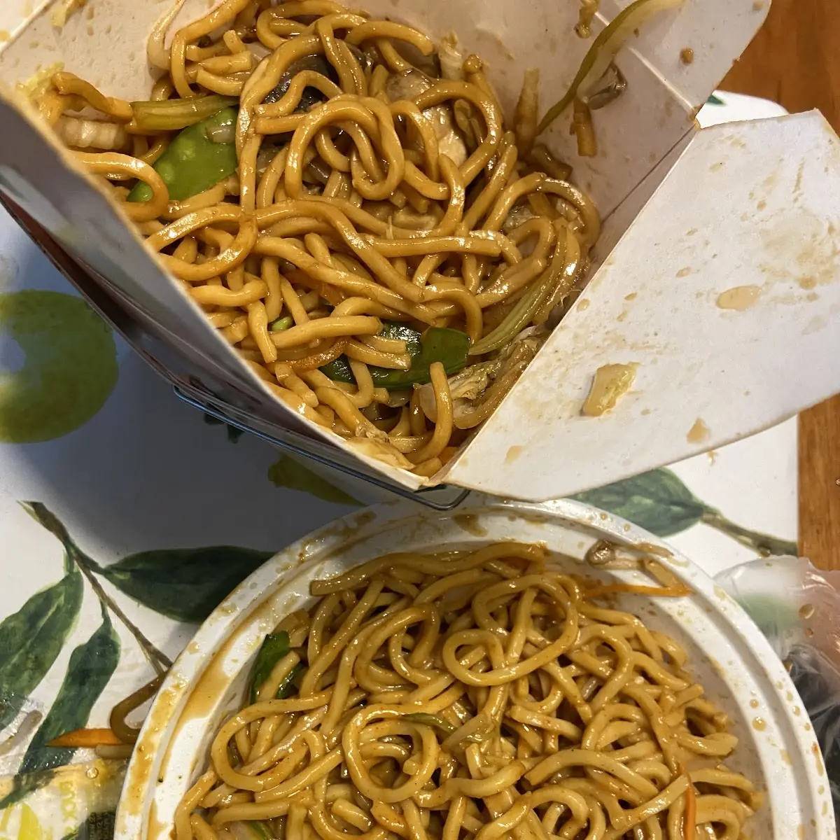 Vegetable Lo Mien and Cold Sesame Noodles