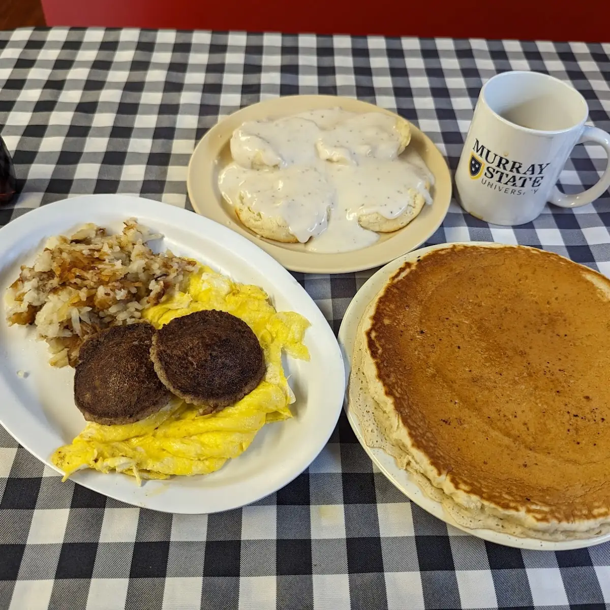 Old Timer's Breakfast with a Pancake