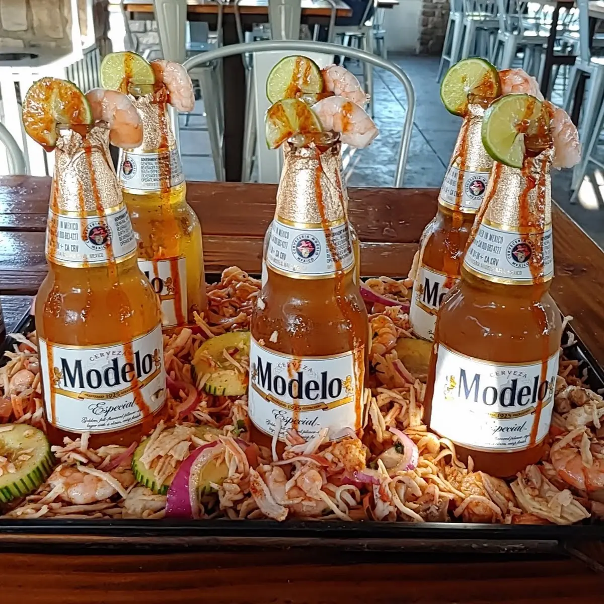 Seafood Platter with 6 Prepared Beers