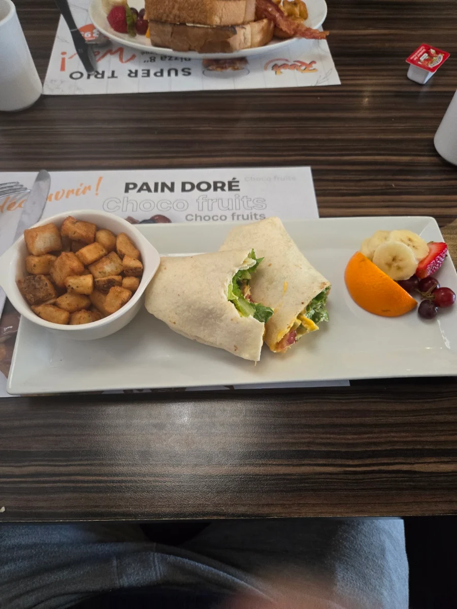 Wrap Déjeuner Bacon Fromage