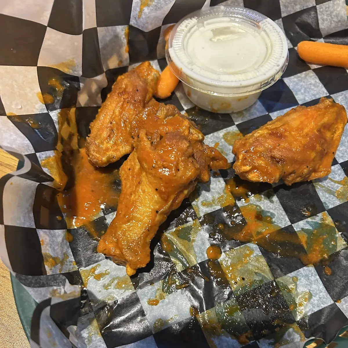 Buffalo Wings and Fries