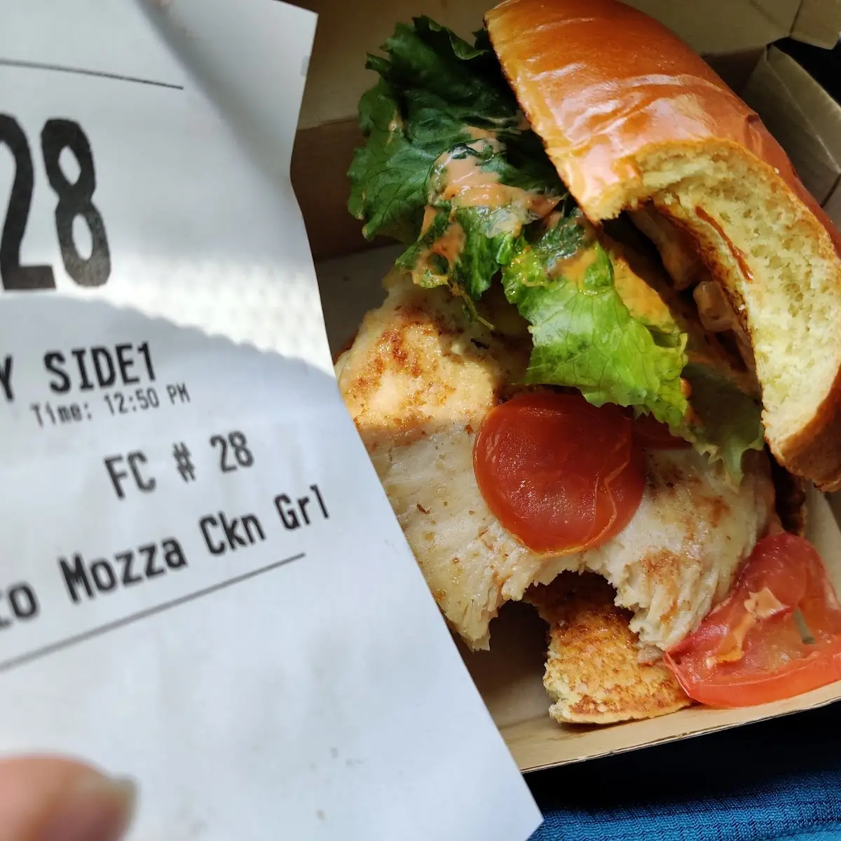 Tomato Mozzarella Cheese Sandwich