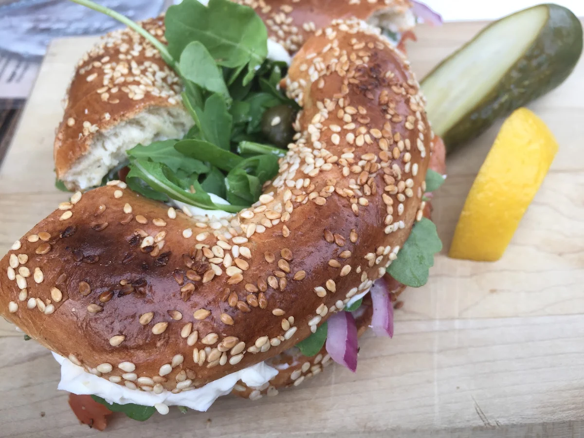 Bagel with Smoked Salmon