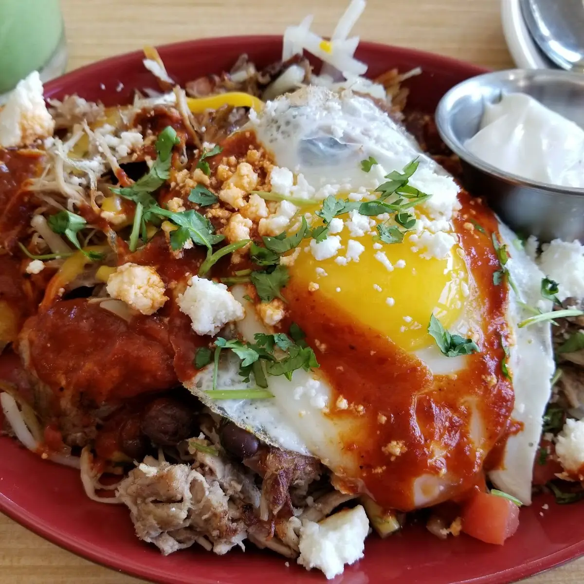 Pulled Pork Breakfast Skillet