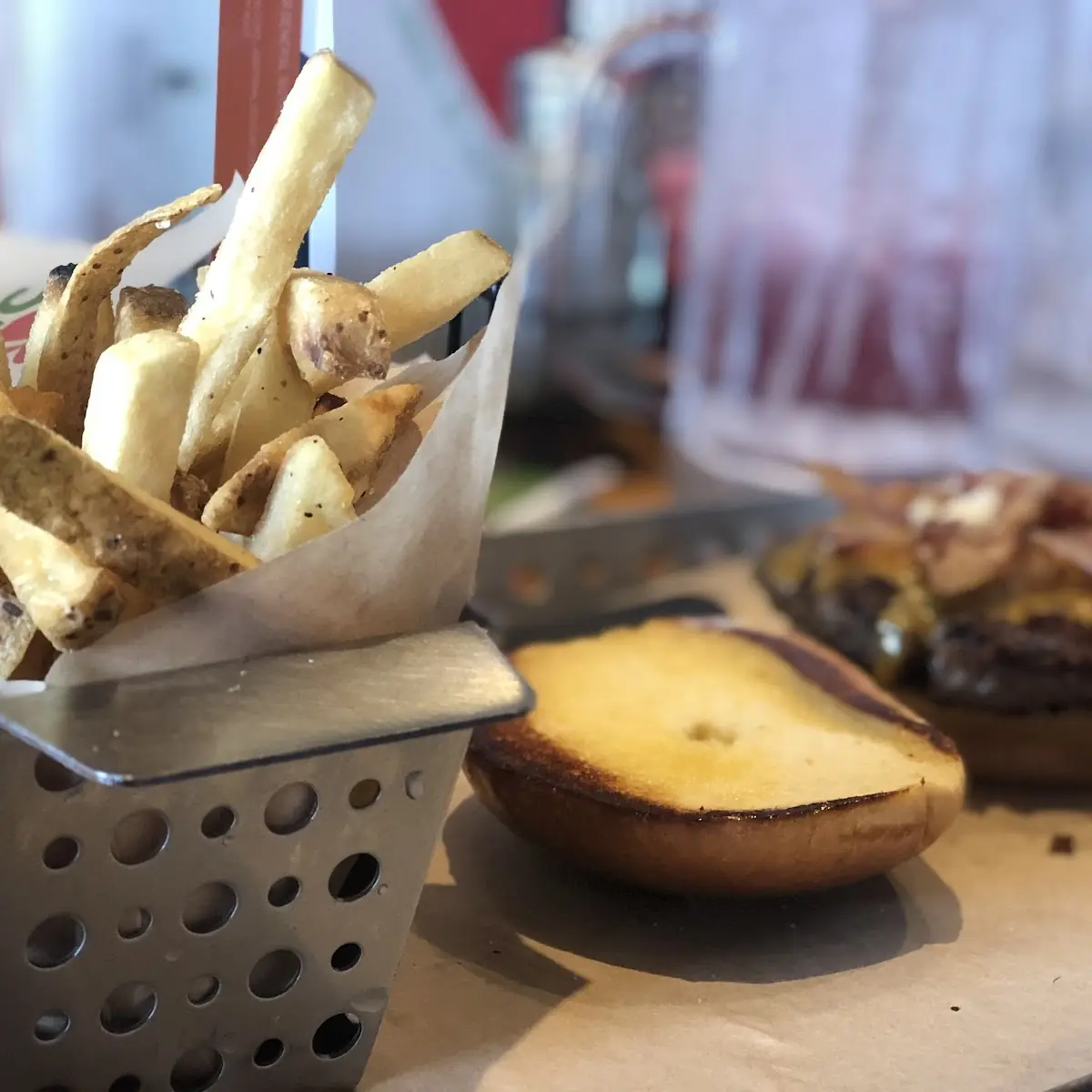 Cheese Burger & Fries