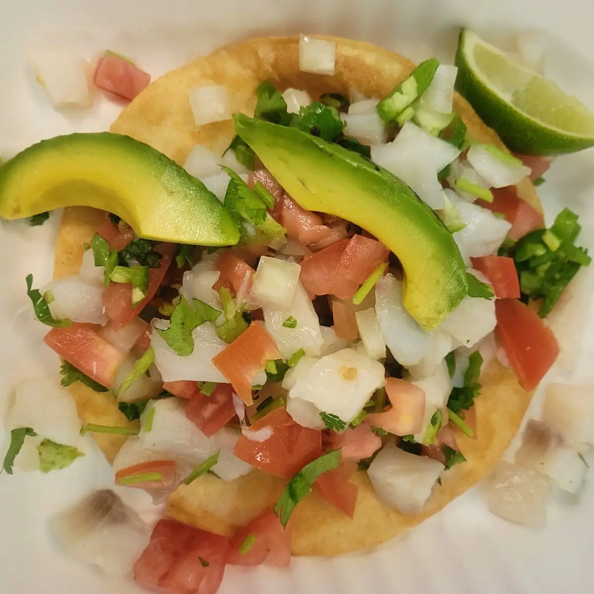 Ceviche Tostada