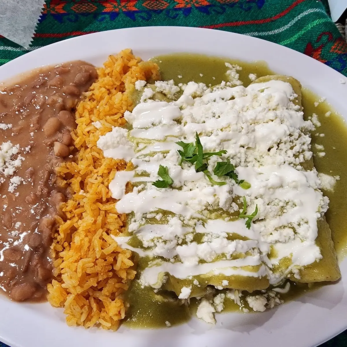 Chicken Enchiladas De Mole