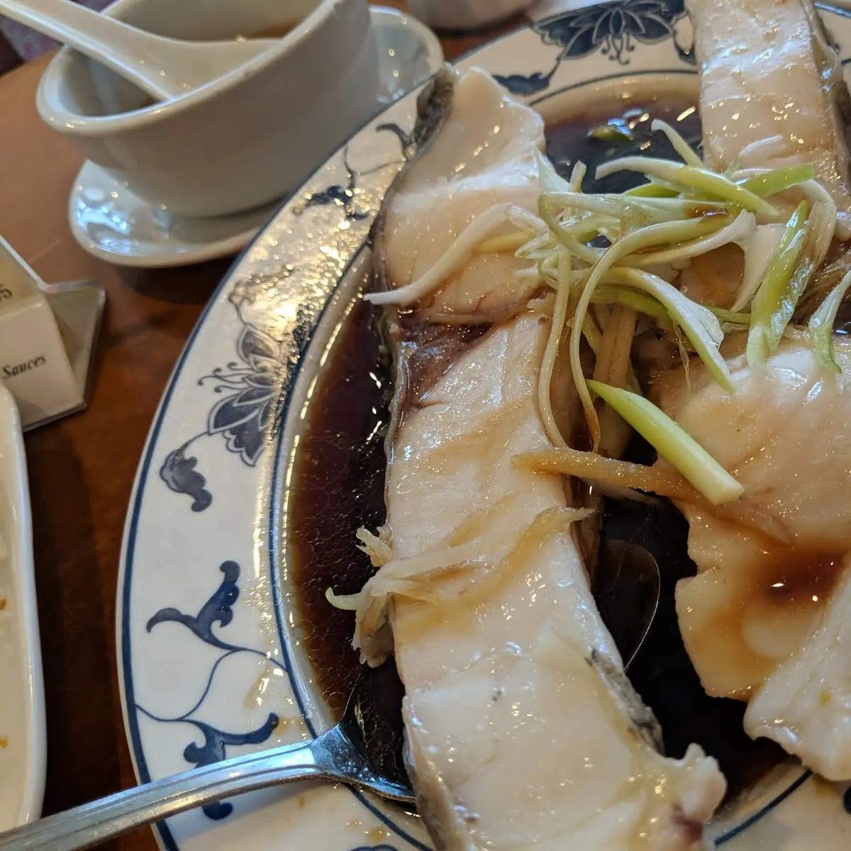 Fish Fillet in Scallion Soy Sauce