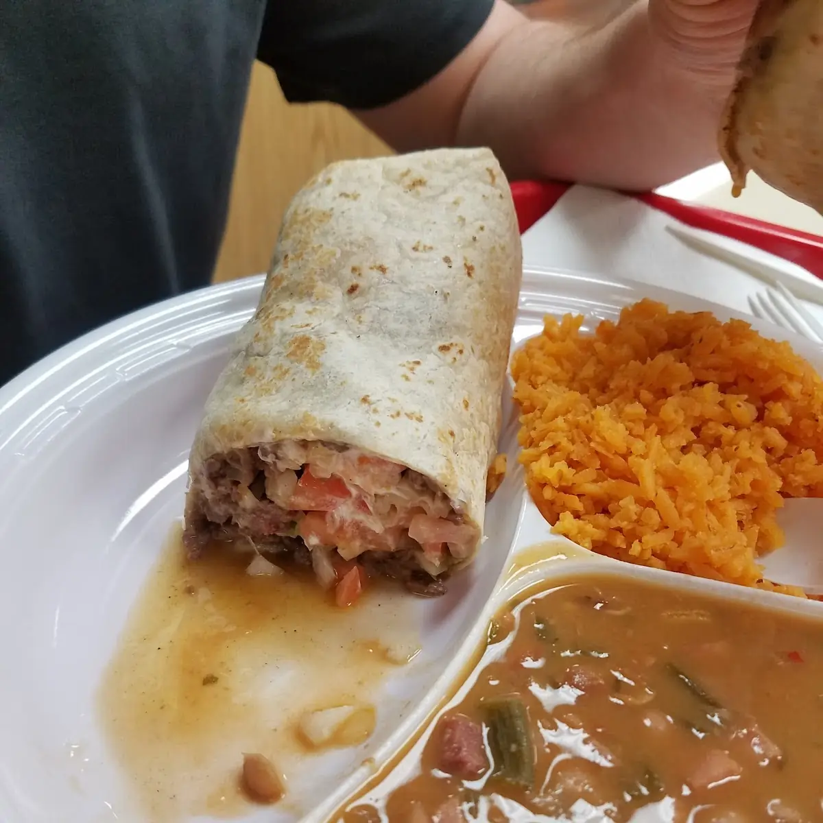 Asada Burrito Meal