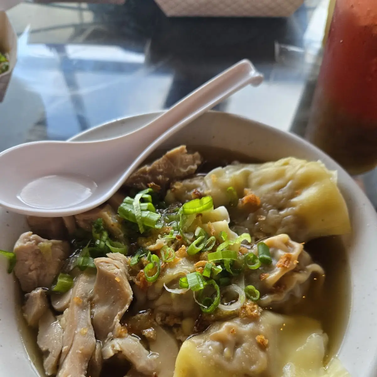 Wonton Noodle Soup with Chicken