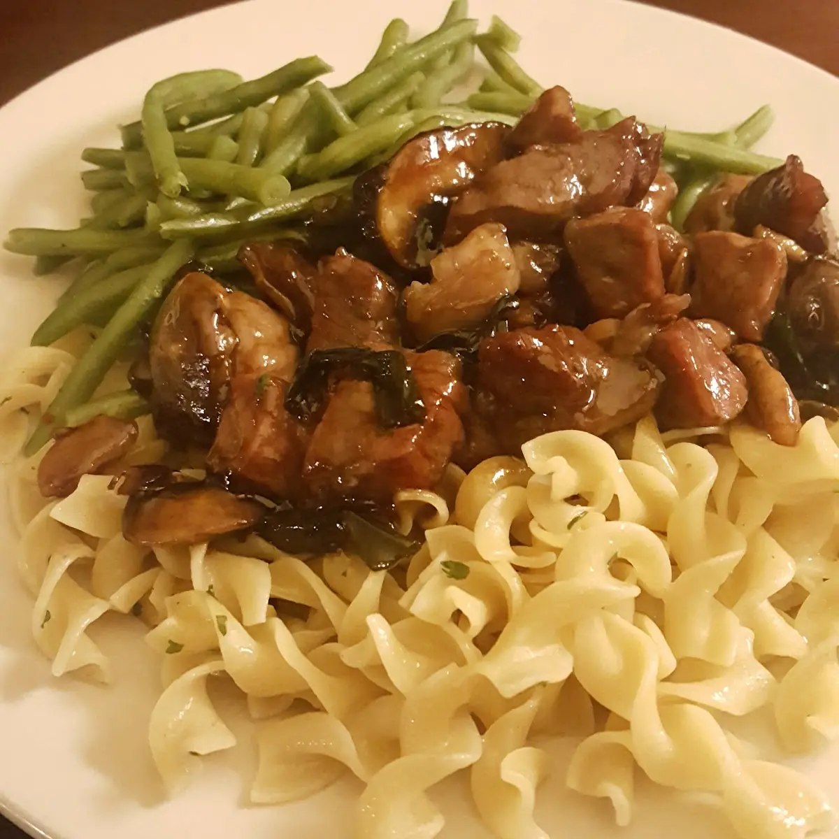 Mushroom Steak Tips