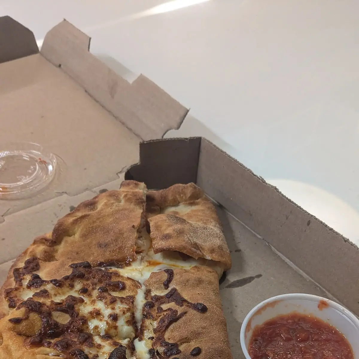 Steak and Cheese Calzone