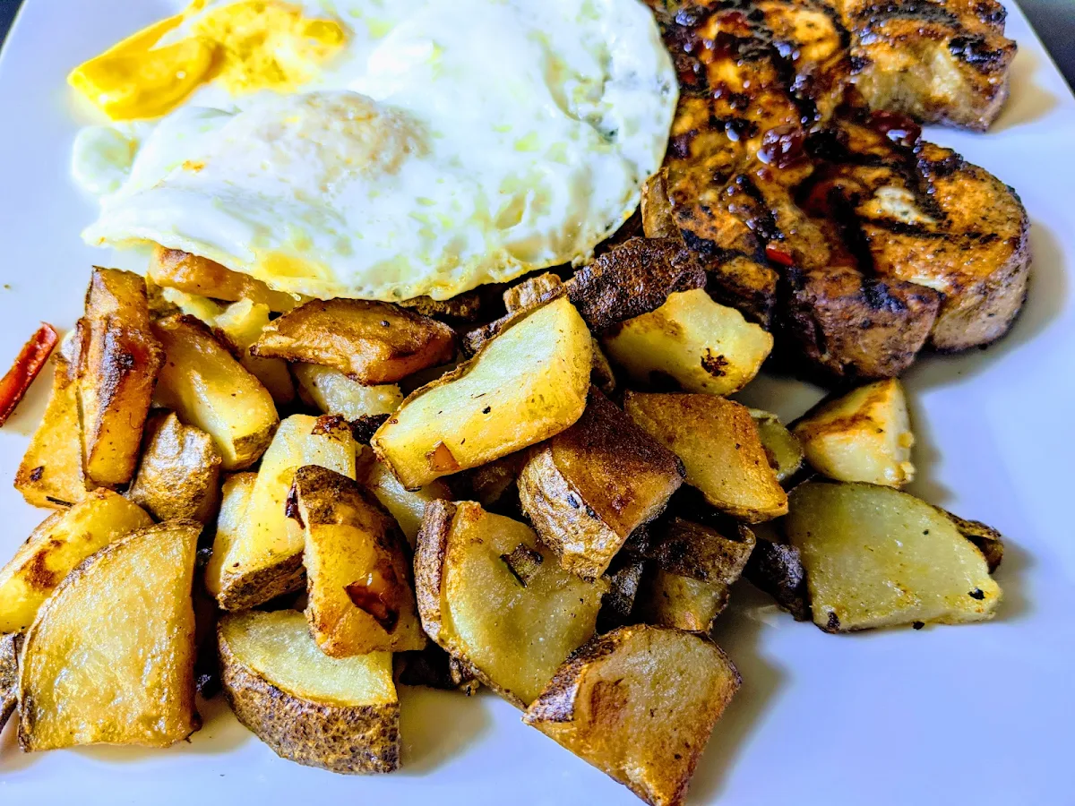 Pork Chops and Eggs Brunch