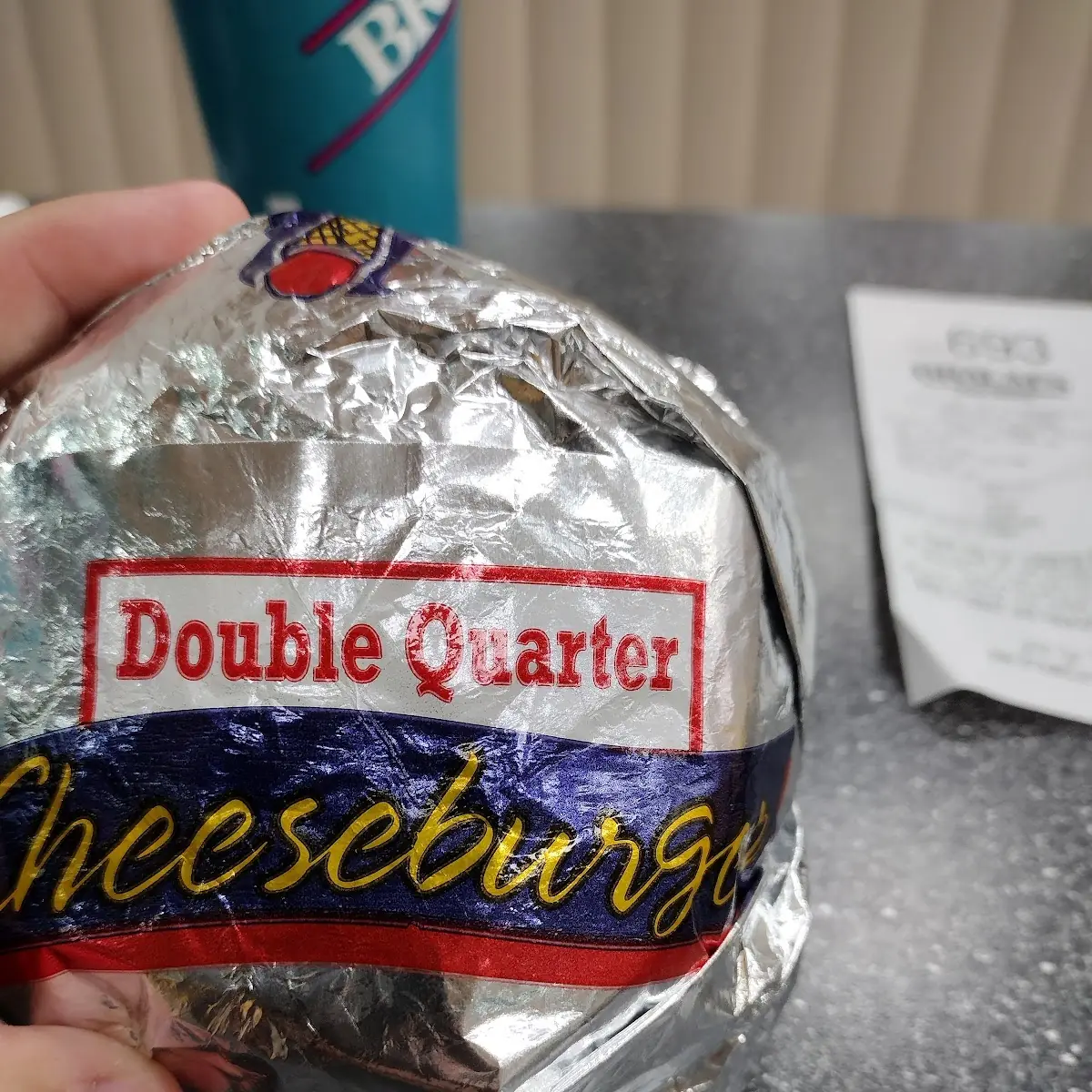 Double Quarter Cheeseburger