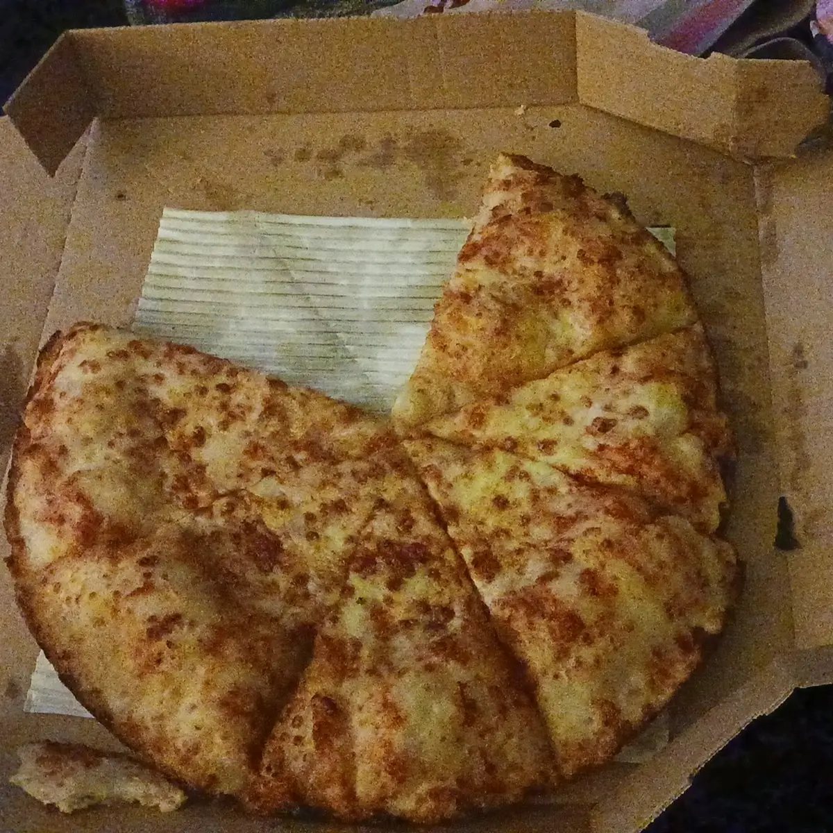 Supposed to Be Extra Cheese Pan Pizza