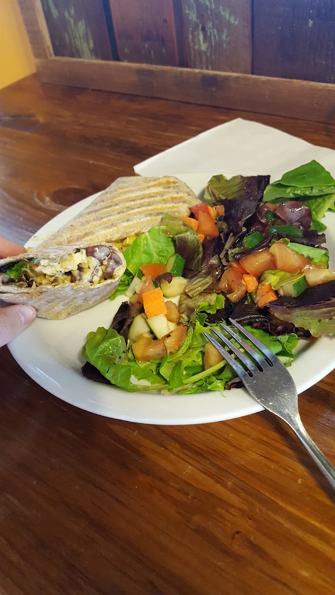 Mango Curry Chicken Salad Wrap