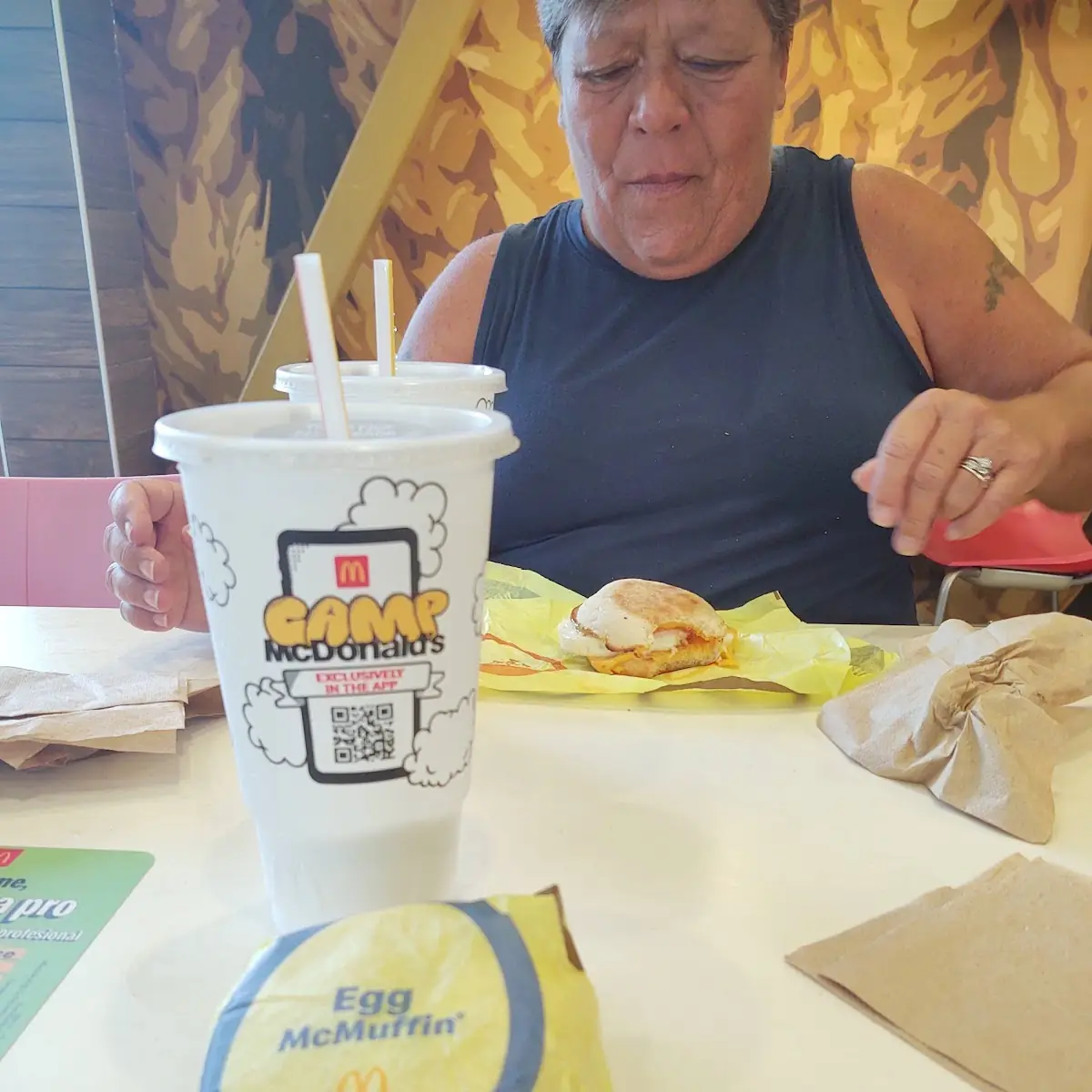 Egg Mcmuffin and Tea