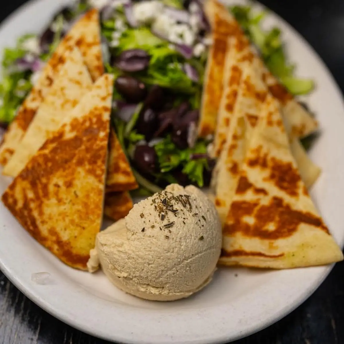 Hummus and Flatbread