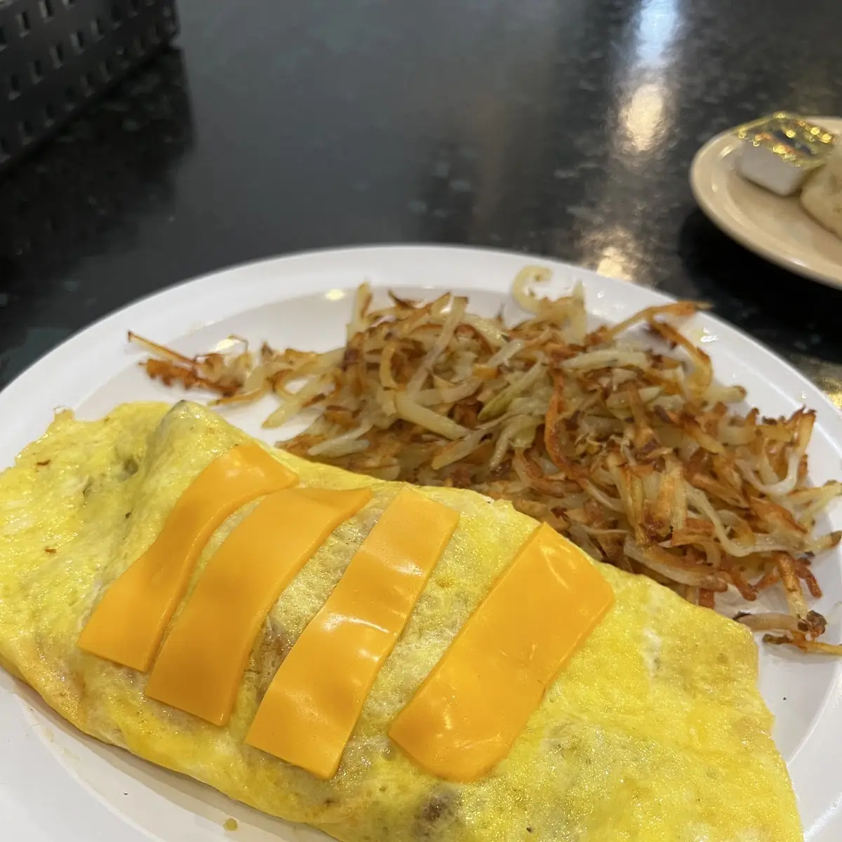 Sausage and Cheese Omelette