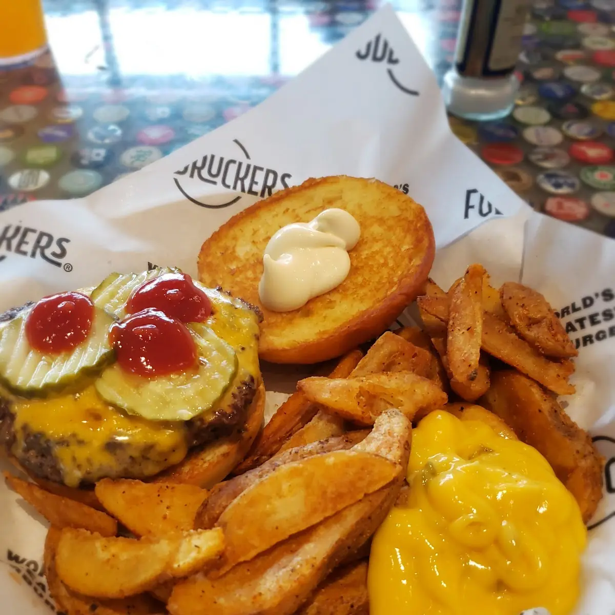 Cheese Burger with Fries
