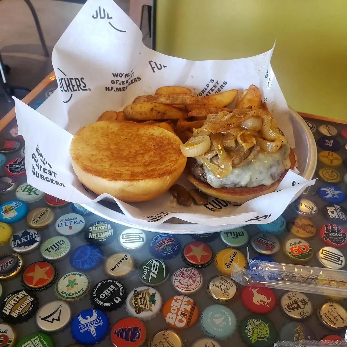 Mushroom Swiss Burger