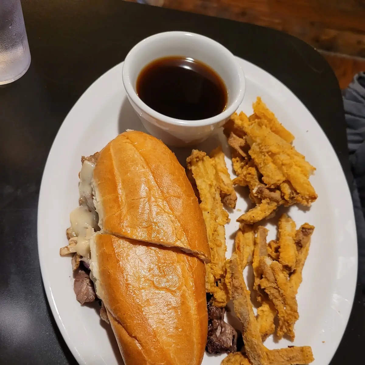 Prime Rib Dip Sandwich