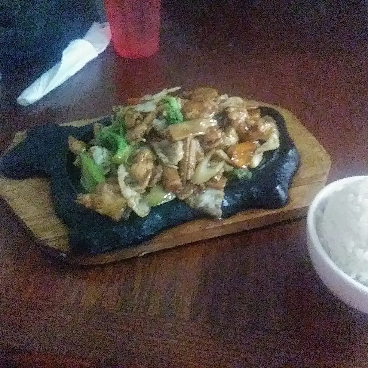 Triple Delight on Sizzling Platter