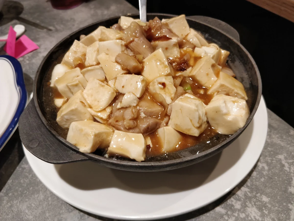 Salt Fish Diced Chicken Tofu Pot, Golden Harbor Chinese Restaurant