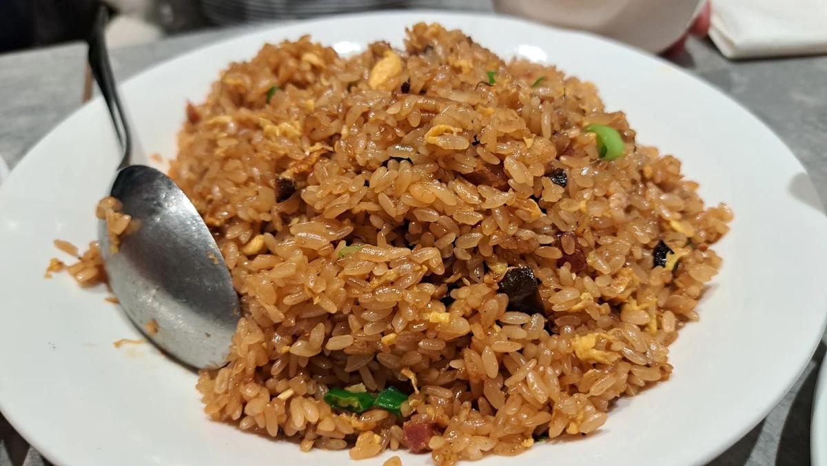 Stir Fried Sticky Rice, Golden Harbor Chinese Restaurant
